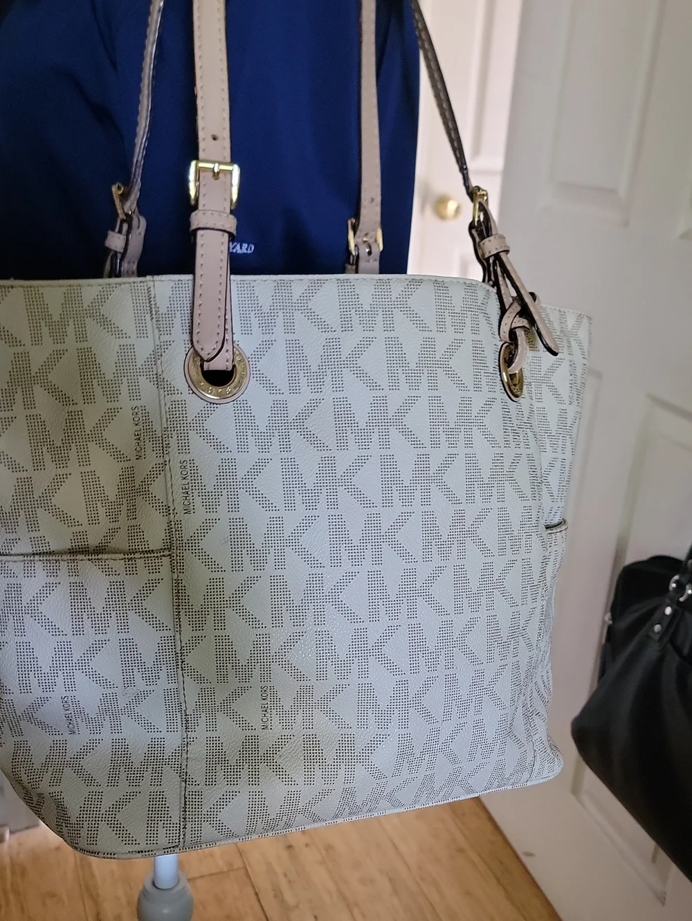 Michael Kors Cream Logo Tote Bag